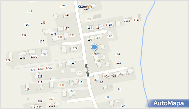 Bolechowice, Jurajska, 106, mapa Bolechowice