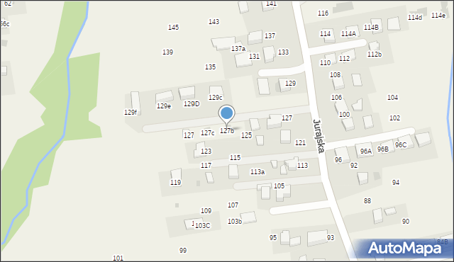 Bolechowice, Jurajska, 127b, mapa Bolechowice