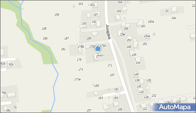 Bolechowice, Jurajska, 177, mapa Bolechowice