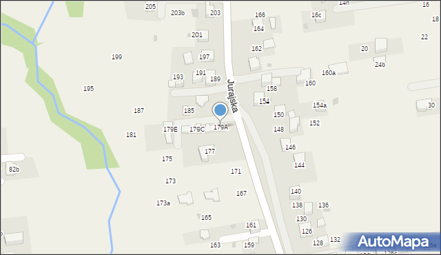 Bolechowice, Jurajska, 179A, mapa Bolechowice