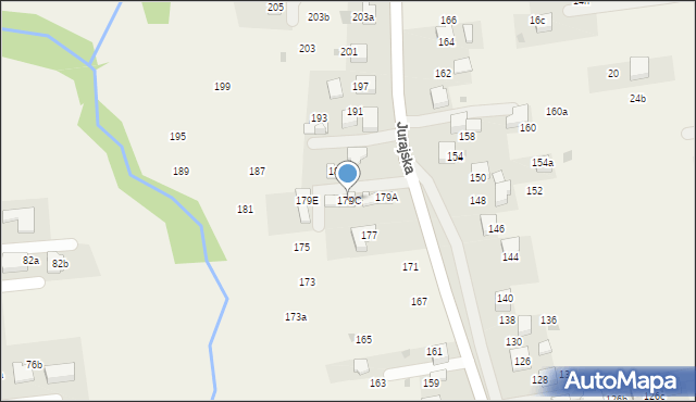 Bolechowice, Jurajska, 179C, mapa Bolechowice