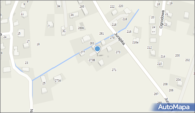 Bolechowice, Jurajska, 275a, mapa Bolechowice