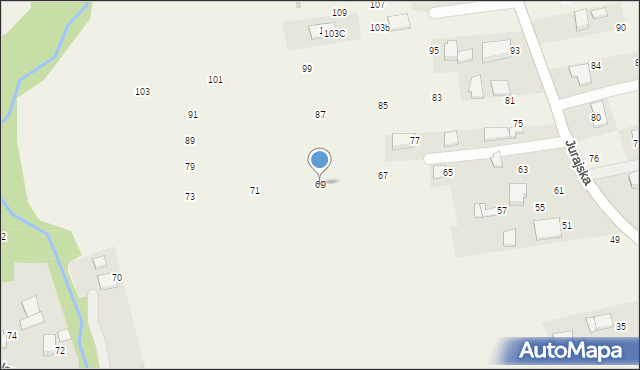 Bolechowice, Jurajska, 69, mapa Bolechowice