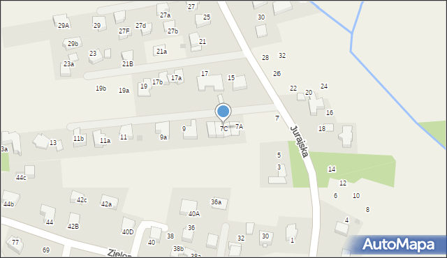 Bolechowice, Jurajska, 7C, mapa Bolechowice