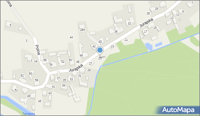 Cieślin, Jurajska, 25, mapa Cieślin