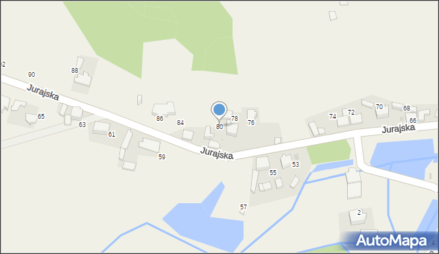 Cieślin, Jurajska, 80, mapa Cieślin