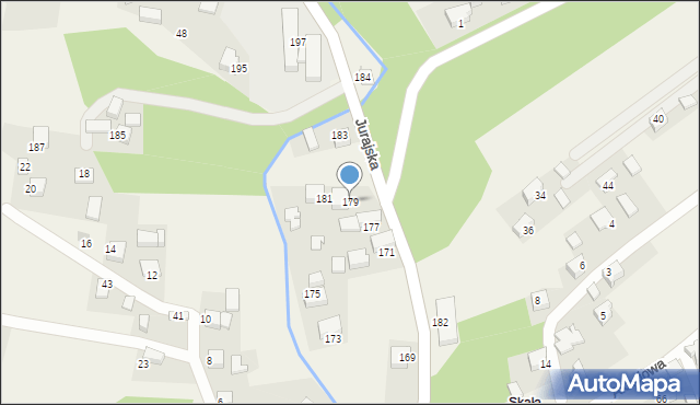 Filipowice, Jurajska, 179, mapa Filipowice