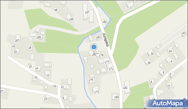 Filipowice, Jurajska, 181, mapa Filipowice