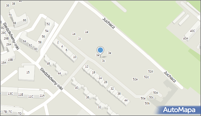 Gorzów Wielkopolski, Juchacz Marii, 3b, mapa Gorzów Wielkopolski