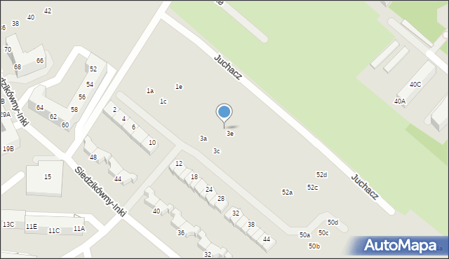 Gorzów Wielkopolski, Juchacz Marii, 3f, mapa Gorzów Wielkopolski