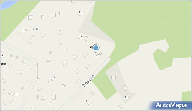 Hutki-Kanki, Jurajska, 1m, mapa Hutki-Kanki