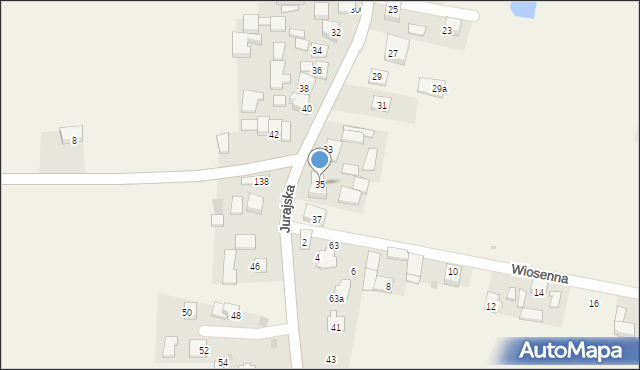 Iwanowice Dworskie, Jurajska, 35, mapa Iwanowice Dworskie