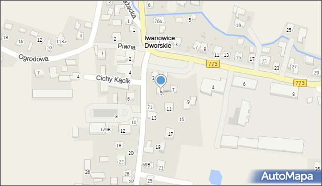 Iwanowice Dworskie, Jurajska, 5, mapa Iwanowice Dworskie