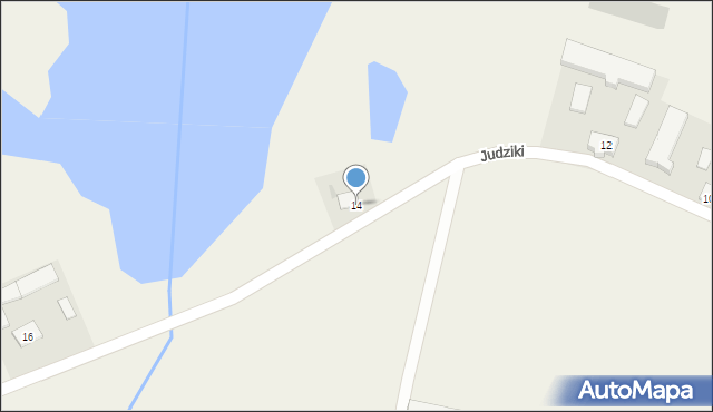Judziki, Judziki, 14, mapa Judziki