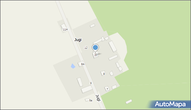 Jugi, Jugi, 10, mapa Jugi