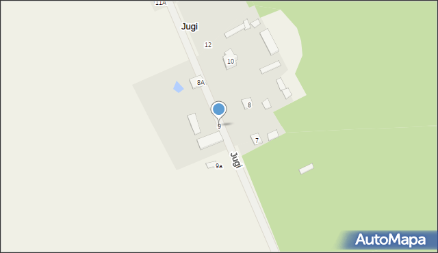 Jugi, Jugi, 9, mapa Jugi