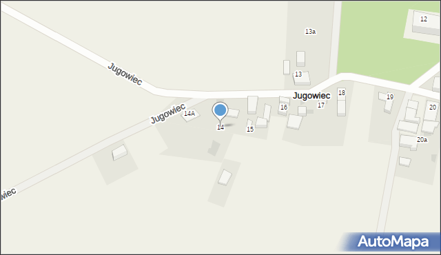 Jugowiec, Jugowiec, 14, mapa Jugowiec