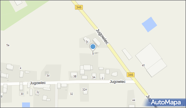 Jugowiec, Jugowiec, 3, mapa Jugowiec