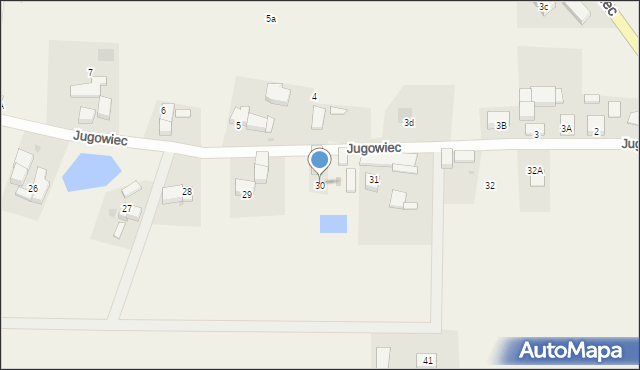 Jugowiec, Jugowiec, 30, mapa Jugowiec