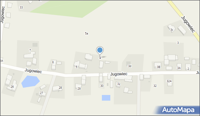 Jugowiec, Jugowiec, 4, mapa Jugowiec