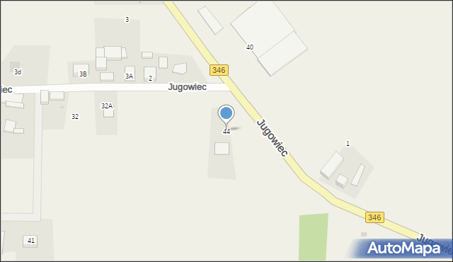 Jugowiec, Jugowiec, 44, mapa Jugowiec