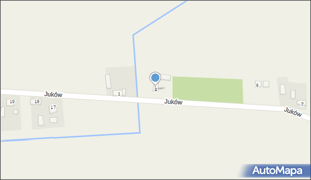 Juków, Juków, 4, mapa Juków