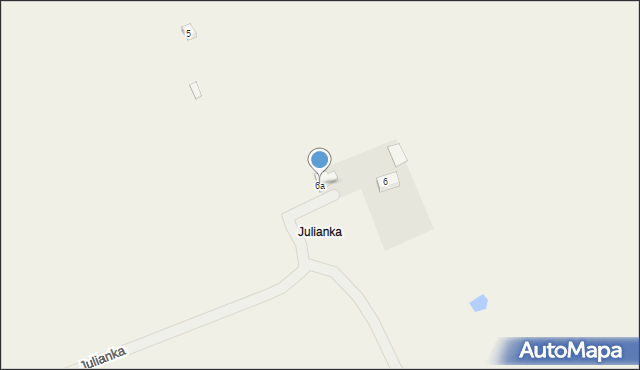 Julianka, Julianka, 6a, mapa Julianka