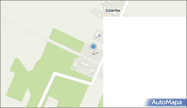 Julianów, Julianów, 2a, mapa Julianów