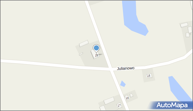 Julianowo, Julianowo, 19, mapa Julianowo