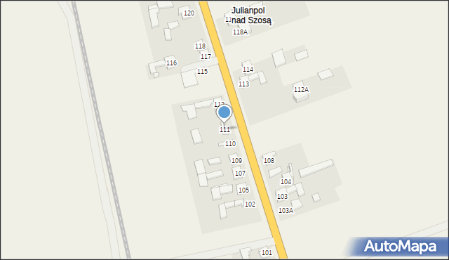 Julianpol, Julianpol, 111, mapa Julianpol