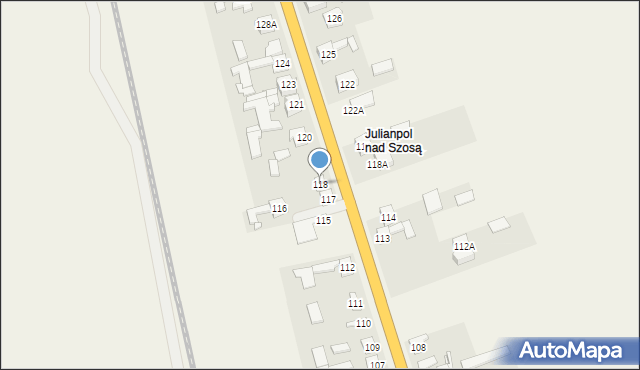 Julianpol, Julianpol, 118, mapa Julianpol