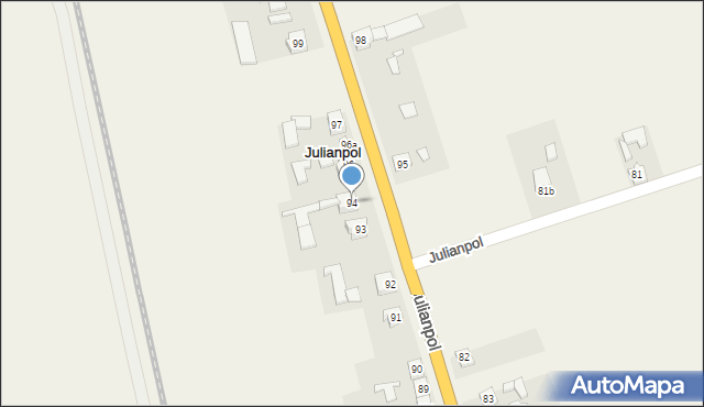 Julianpol, Julianpol, 94, mapa Julianpol