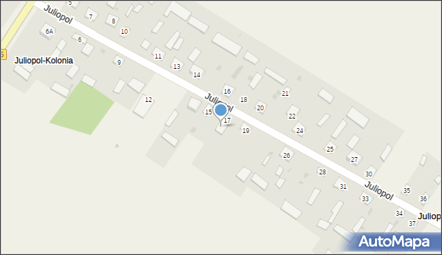 Juliopol, Juliopol, 21a, mapa Juliopol