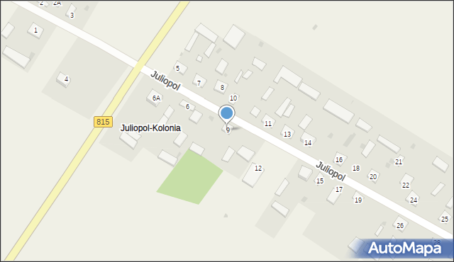 Juliopol, Juliopol, 9, mapa Juliopol