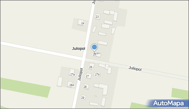 Juliopol, Juliopol, 25, mapa Juliopol