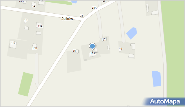 Julków, Julków, 16A, mapa Julków