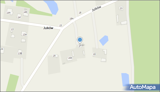 Julków, Julków, 17, mapa Julków