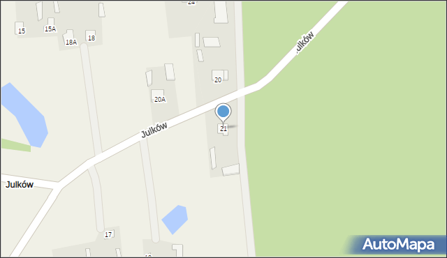 Julków, Julków, 21, mapa Julków