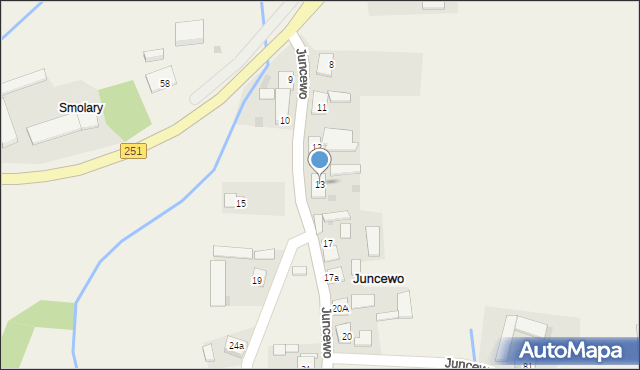 Juncewo, Juncewo, 13, mapa Juncewo