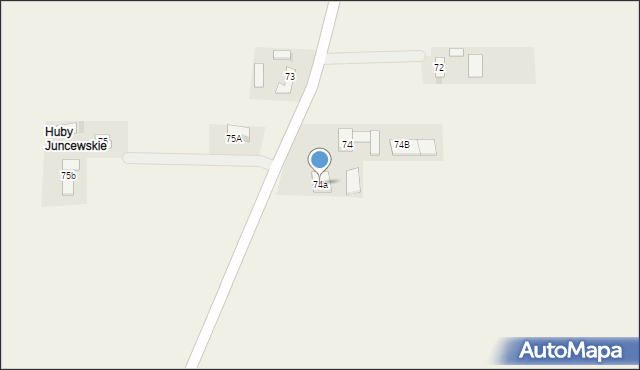 Juncewo, Juncewo, 74a, mapa Juncewo