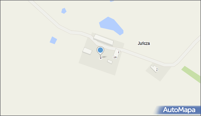 Juńcza, Juńcza, 4, mapa Juńcza