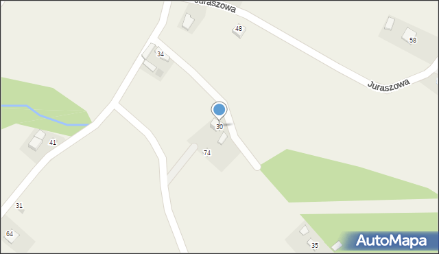 Juraszowa, Juraszowa, 30, mapa Juraszowa