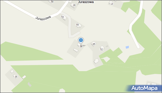 Juraszowa, Juraszowa, 38, mapa Juraszowa