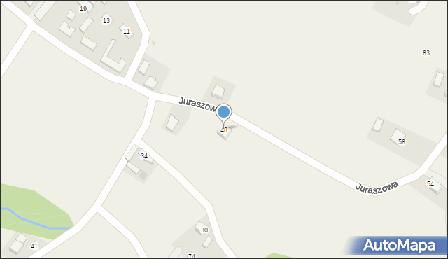 Juraszowa, Juraszowa, 48, mapa Juraszowa