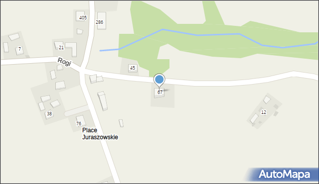 Juraszowa, Juraszowa, 67, mapa Juraszowa