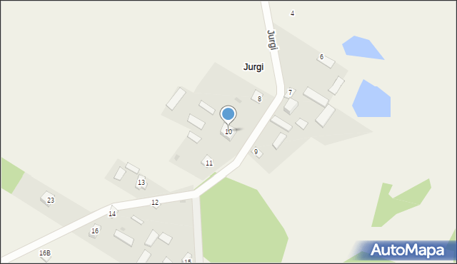 Jurgi, Jurgi, 10, mapa Jurgi