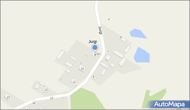 Jurgi, Jurgi, 8, mapa Jurgi