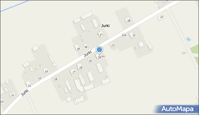 Jurki, Jurki, 24, mapa Jurki