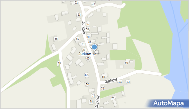 Jurków, Jurków, 66, mapa Jurków