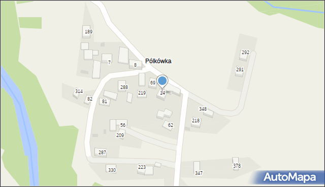 Jurków, Jurków, 14, mapa Jurków